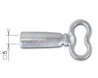 Klíč čtyřhran URNA 5 Zn-10008 - Vložky,zámky,klíče,frézky Klíče odlitky Klíče odlitky ostatní