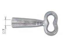 Klíč čtyřhran URNA 6 ZN-10009 - Vložky,zámky,klíče,frézky Klíče odlitky Klíče odlitky ostatní