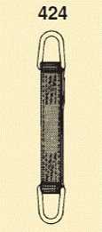Pás text.s kov.oky 424 8t 2,6m HB - Zavírače, zvedací a vázací technika Vázací technika Smyčky zvedací
