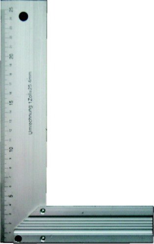 Úhelník Al 30 cm - Nářadí ruční a elektrické, měřidla Měřidla Měřítka, úhloměry, úhelníky