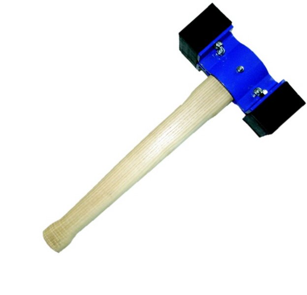 Palice na zámkovou dlažbu 25 cm/guma 42 mm - Nářadí ruční a elektrické, měřidla Nářadí ruční Kladiva, palice a paličky