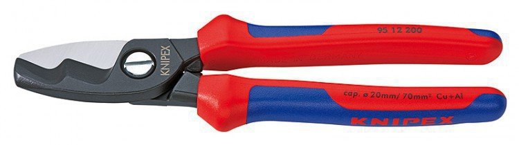 Nůžky na kabely 200 mm - Nářadí ruční a elektrické, měřidla Nářadí elektrikářské a příslušenství Nože elektrikářské