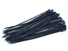 Pásky vázací 300 x 4,8 mm sada 50 ks černé