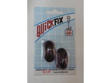 Háček QUICK FIX typ 2 hnědá sada 2 ks