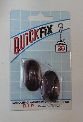 Háček QUICK FIX typ 2 hnědá sada 2 ks