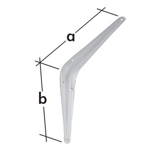 Konzole stavební WS 350 BR 300x350 mm hnědá Konzole stavební WS 350 BR 300x350 mm hnědá - Vybavení pro dům a domácnost Podpěry, konsole nábytkové, držáky