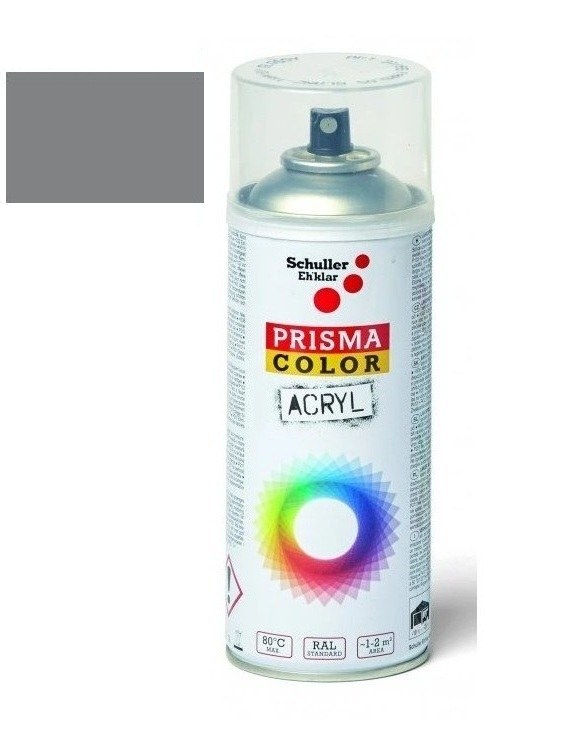 Sprej PRISMA COLOR RAL 9007 šedý hliník - Vybavení pro dům a domácnost Mazadla, spreje, lepidla