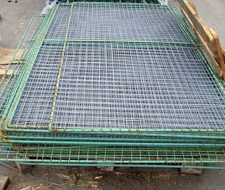 Rám plotový se žebírkový výpletem pozinkovaný (Zn) - rozměr 1000 x 2000 mm