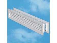 Mřížka větrací dveřní 480 x 98 mm hnědá DOPRODEJ