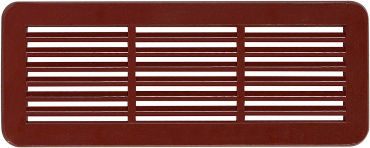 Mřížka větrací 150x60mm/2ks hnědá,plast - Domácnost a úklid potřeby a pomůcky pro domácnost
