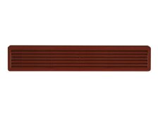 Mřížka větrací dveřní 500 x 90 mm D hnědá (balení 2ks)