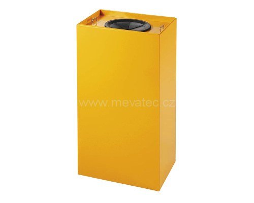 Koš odpadkový na tříděný odpad 100 l žlutý - Vybavení pro dům a domácnost Koše odpadkové, na prádlo, nákupní