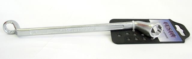 Klíč očkový vyhnutý 14x15 mm CrV ocel FESTA