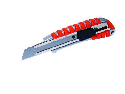 Nůž odlamovací ALU L25 18 mm s tlačítkovou aretací kovový FESTA (balení 12 ks)
