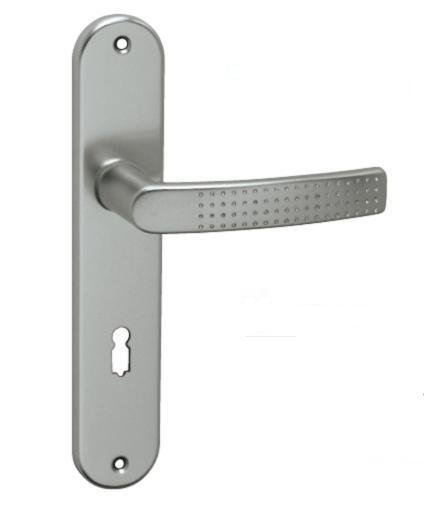 Kování interiérové MEDOX klika/klika 72 mm vložka nerezový elox F9 - Kliky, okenní a dveřní kování, panty Kování dveřní Kování dveřní mezip. hliník, bez PÚ