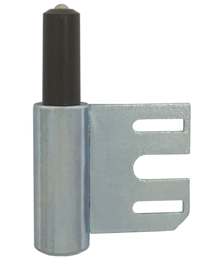 Závěs dveřní 80/10 SD OZ spodní díl, pravo-levý, zinek modrý - Kliky, okenní a dveřní kování, panty Závěsy (panty) Závěsy dveřní