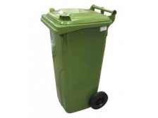 Nádoba plastová - popelnice 120 l zelená 0004-2 (15303)