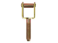 Skoba okenní k zašroubování M8 x 34,5, zinek žlutý