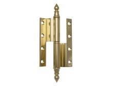 Závěs dveřní 120 UR14 L lomený kompletní závěs, levý, pomosaz lesklá