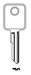 Klíč ke kontejnerovému zámku uzávěr A1 - Vložky,zámky,klíče,frézky Klíče odlitky Klíče odlitky ostatní