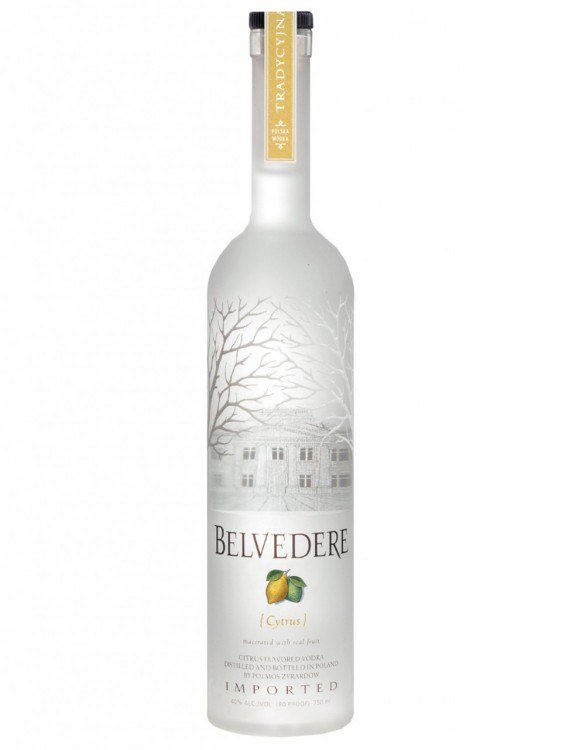 Belvedere Cytrus 40% 70cl. Belvedere Cytrus 40% 70cl. - Whisky, destiláty, likéry Vodka