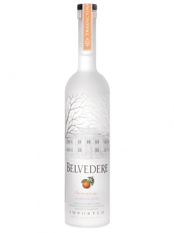 Belvedere Pomarancza 40% 70cl. Belvedere Pomarancza 40% 70cl. - Whisky, destiláty, likéry Vodka