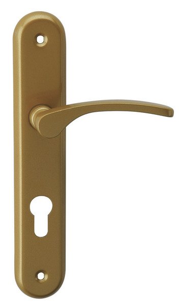 Kování interiérové VIOLA klika/klika 72 mm vložka zlatá AL - Kliky, okenní a dveřní kování, panty Kování dveřní Kování dveřní mezip. hliník, bez PÚ