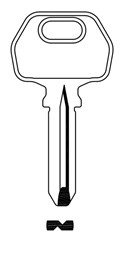 Klíč LKS1L LCK1R - Vložky,zámky,klíče,frézky Klíče odlitky Klíče cylindrické
