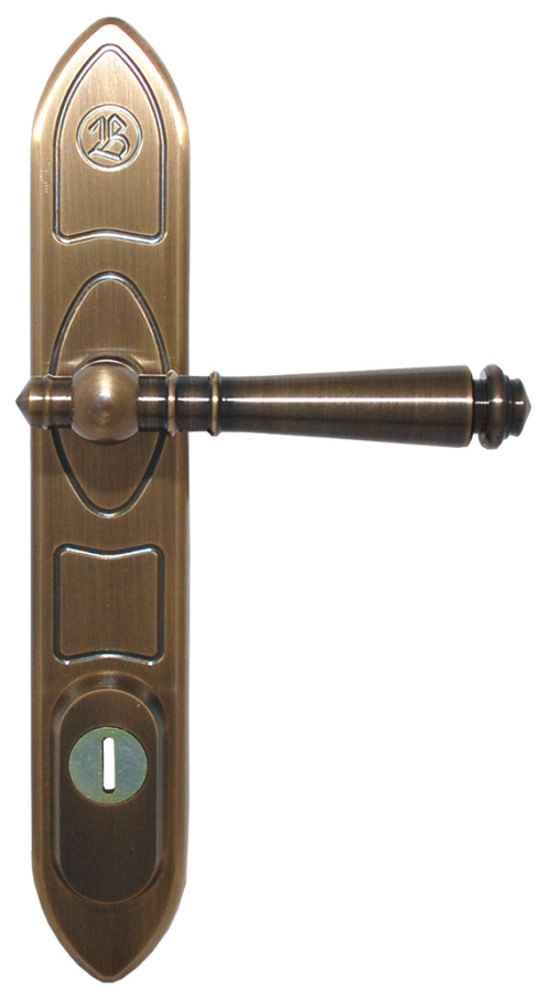Kování bezpečnostní TRADITION K1 klika/klika 90 mm vložka starobronz - Kliky, okenní a dveřní kování, panty Kování dveřní Kování dveřní bezpečnostní