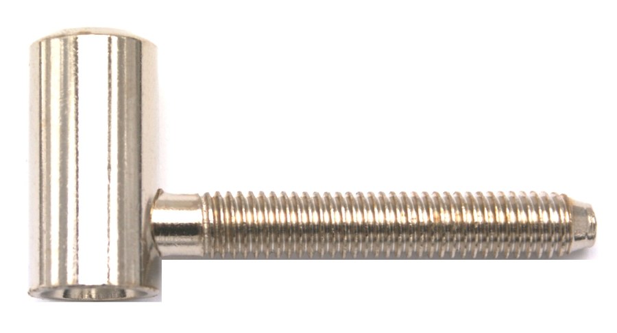 Závěs dveřní 60/10 VD M8 vrchní díl, pravo-levý, nikl lesklý - Kliky, okenní a dveřní kování, panty Závěsy (panty) Závěsy dveřní