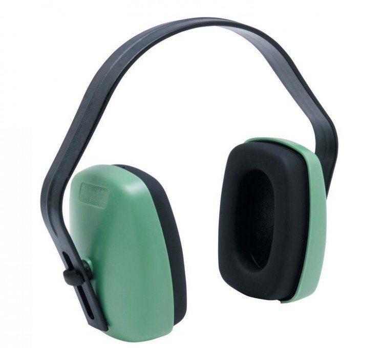 Sluchátka LAS 3001 zelená - Pomůcky ochranné a úklidové Pomůcky ochranné Přilby, štíty, respirátory