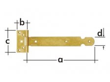 Závěs brankový ZBL 200 200x30x2mm