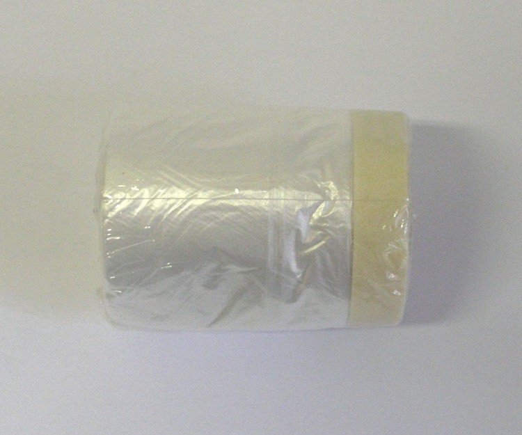 Páska maskovací samolepící s folií 55 cm x 30 m