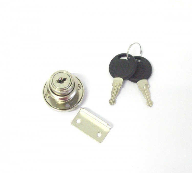 Zámek x-9411 nikl - Vložky,zámky,klíče,frézky Zámky nábytkové, schránkové, na sklo