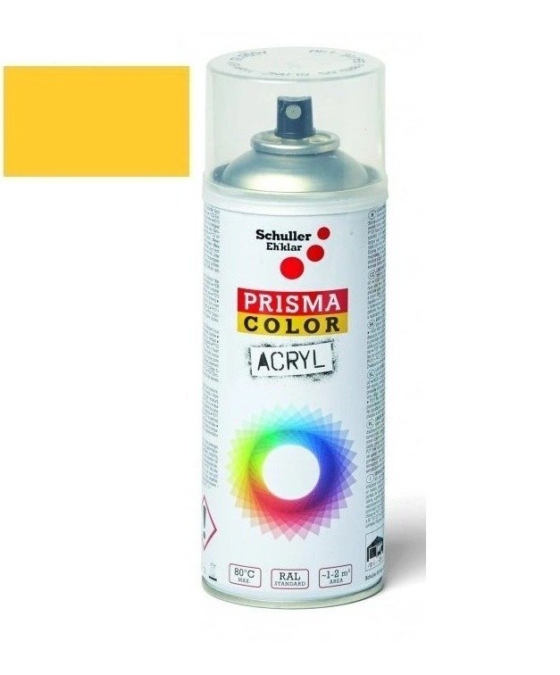 Sprej PRISMA COLOR RAL 1021 žlutý - MAT - Vybavení pro dům a domácnost Mazadla, spreje, lepidla