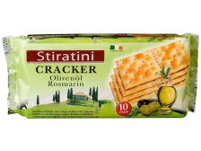 Krekry s olivovovým olejem a rozmarýnem 250 g Stiratini