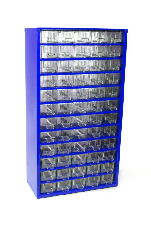 Skříňka 60x malá zásuvka, modrá - Vybavení pro dům a domácnost Schránky, pokladny, skříňky Bedny, boxy ukládací, skříňky
