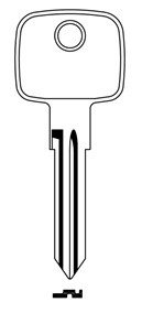 Klíč HF 6/HU7 DOPRODEJ - Vložky,zámky,klíče,frézky Klíče odlitky Klíče odlitky ostatní