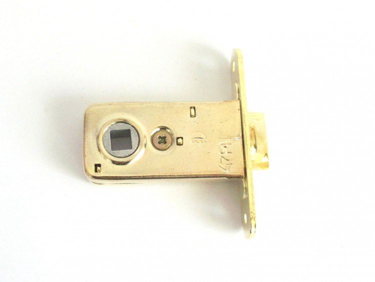 Zámek přídavný na kliku 50/16 L na střelku černý (Ms) - Vložky,zámky,klíče,frézky Zámky zadlabací, přísl. Zámky zadlabací dveřní