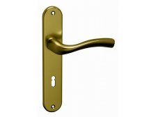 Kování interiérové ARCH klika/klika 72 mm klíč bronzový elox F4
