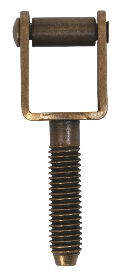 Skoba okenní k zašroubování M8 x 34,5, stará mosaz Skoba okenní k zašroubování M8 x 34,5, stará mosaz - Kliky, okenní a dveřní kování, panty Kování okenní Obrtlíky, skoby, okenní přísl.