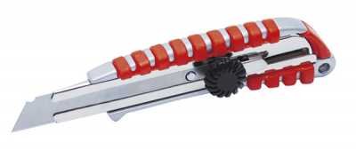 Nůž odlamovací ALU L24 18 mm se šroubkovou aretací kovový (balení 12 ks) - Vybavení pro dům a domácnost Nože Nože odlamovací, břity