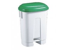 Koš odpadkový plastový Sirius 60 l zelené víko