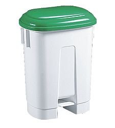 Koš odpadkový plastový Sirius 60 l zelené víko