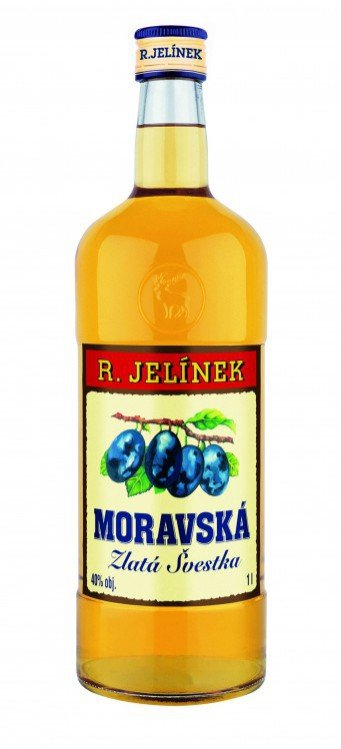 Moravská švestka zlatá 40% 1l - Whisky, destiláty, likéry Pálenka