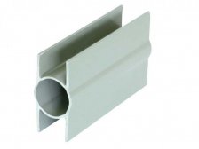 Držák stabilizační průběžný PVC-deska bez zámku 200/38mm, šedý