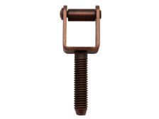 Skoba okenní k zašroubování M8 x 34,5, stará měď