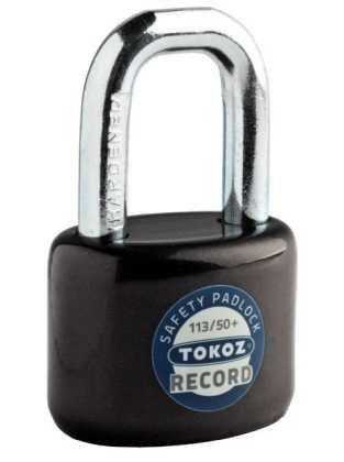 Zámek visací 113/50 Record+ 3 klíče (balení 12ks) střední bezpečnost