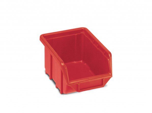 Box plastový Ecobox 111 červený 111 x 168 x 76 mm - Vybavení pro dům a domácnost Schránky, pokladny, skříňky Bedny, boxy ukládací, skříňky