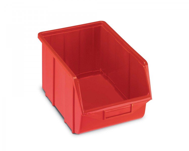 Box plastový Ecobox 112 červený 160 x 250 x 129 mm - Vybavení pro dům a domácnost Schránky, pokladny, skříňky Bedny, boxy ukládací, skříňky